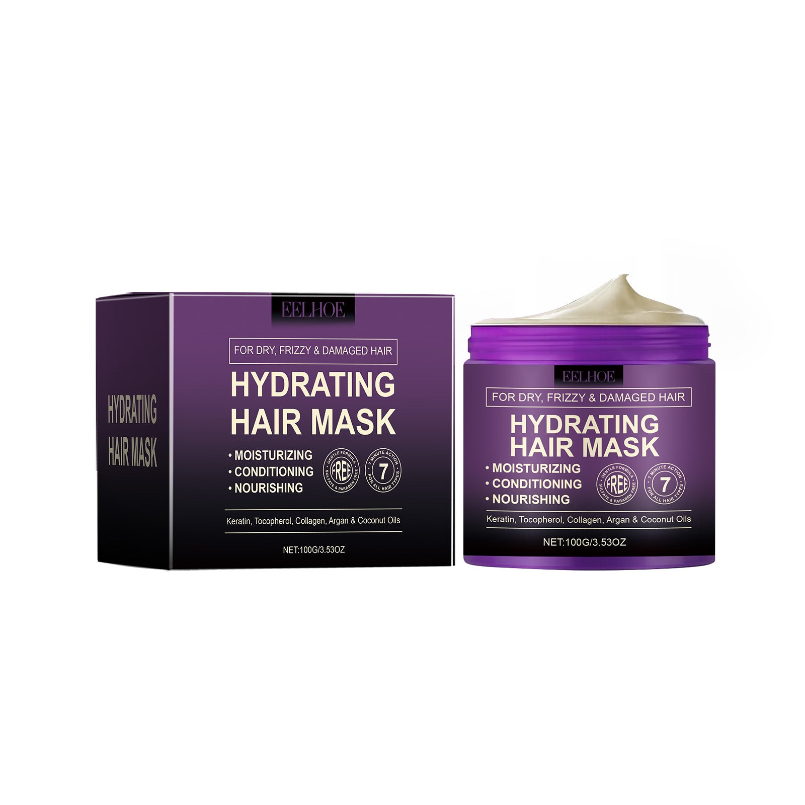 EELHOE Collagen Hair Mask – Nourish, Moisturize, and Repair Your Hair 100G