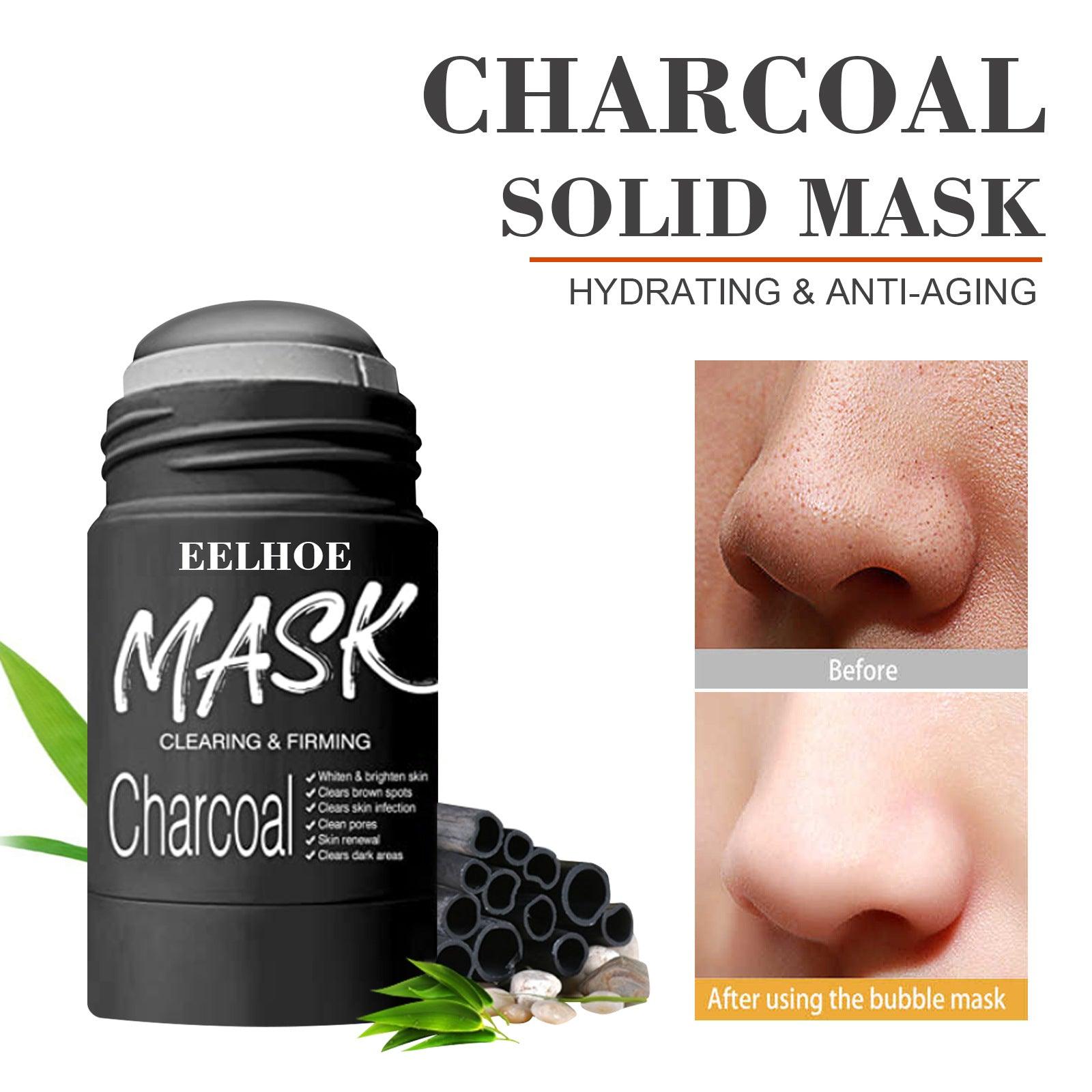 EELHOE Facial Mask Stick Cleansing Bamboo Charcoal & Vitamin K Pigmentation Corrector Anti Blackheads shrink pores