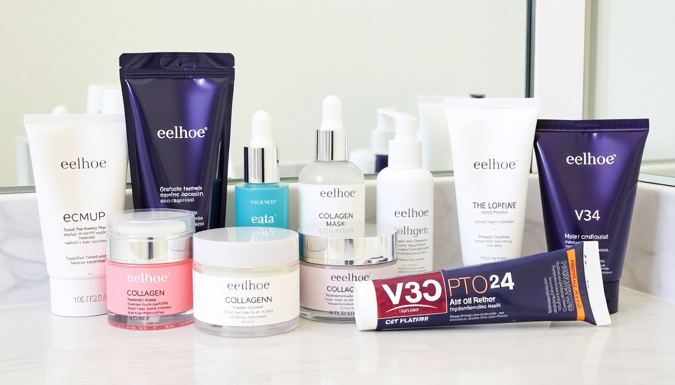 Eelhoe Beauty Revolution: Transform Your Skin and Hair with Collagen Masks, Retinol Creams, and V34 Toothpaste for Ultimate Radiance