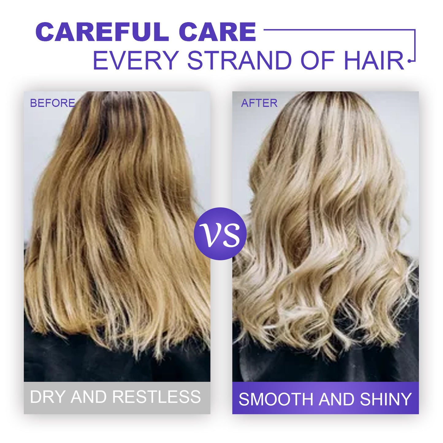 EELHOE Purple Hair Care Mask – Softening & Deep Hydration for Brighter Hair EELHOE COSMETICS