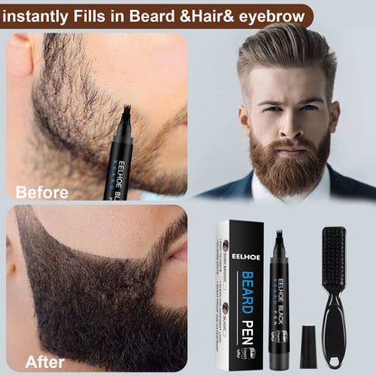 EELHOE Beard Refill Pen Kit – Waterproof Beard Tracing & Natural Fill EELHOE COSMETICS