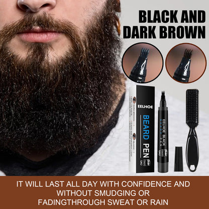 EELHOE Beard Refill Pen Kit – Waterproof Beard Tracing & Natural Fill EELHOE COSMETICS
