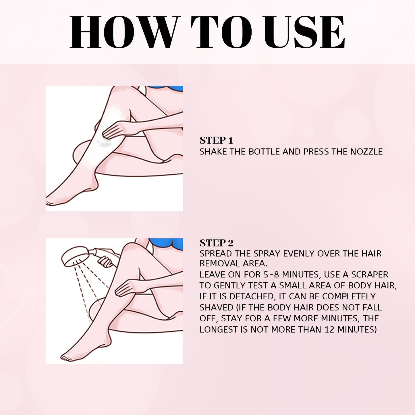 EELHOE Honey Spray depilation Hair Removal Spray Removes All Over The Body EELHOE COSMETICS