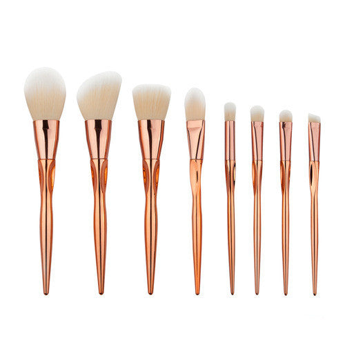 Foundation Brush Set Yellow hair EELHOE COSMETICS