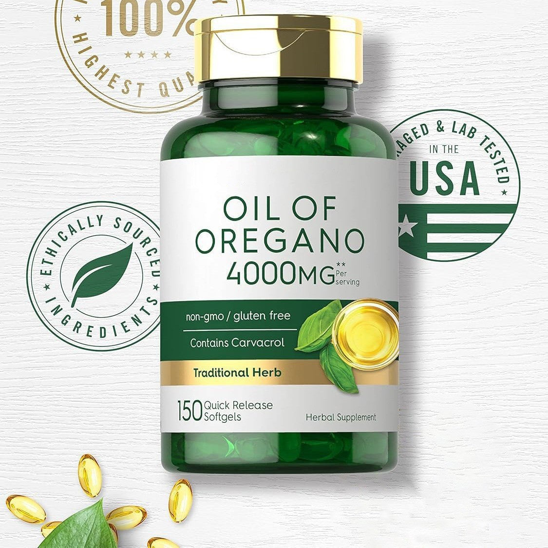 Oregano Oil Capsules – Natural Immune & Digestive Support EELHOE COSMETICS