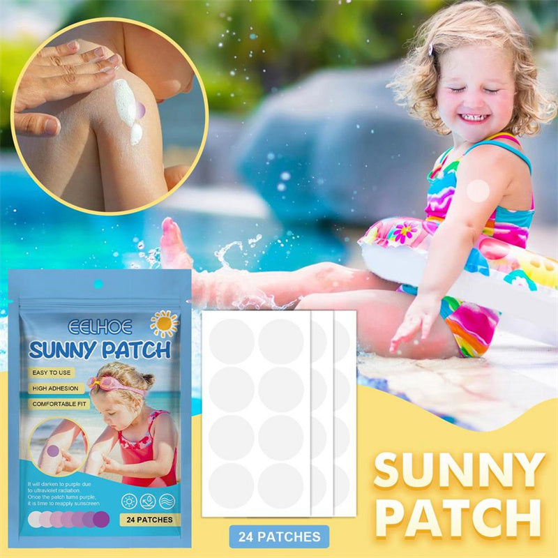 Eelhoe Sunscreen Patch For Face UV Dots Sun Stickers UV Patch Adhesive Sunblock Face Patch Waterproof Self Garden Picnic Hiking Beach