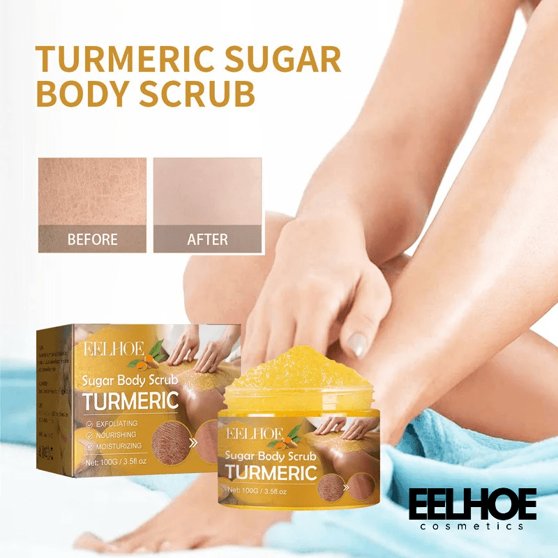 EELHOE Turmeric Body Scrub Rejuvenation Cleansing Skin