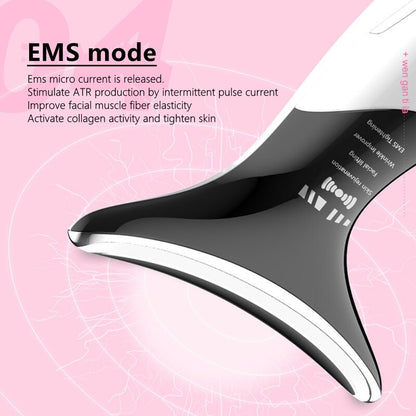 EELHOE Neck Massager – Ultrasonic Color Light Skin Rejuvenation Device EELHOE COSMETICS