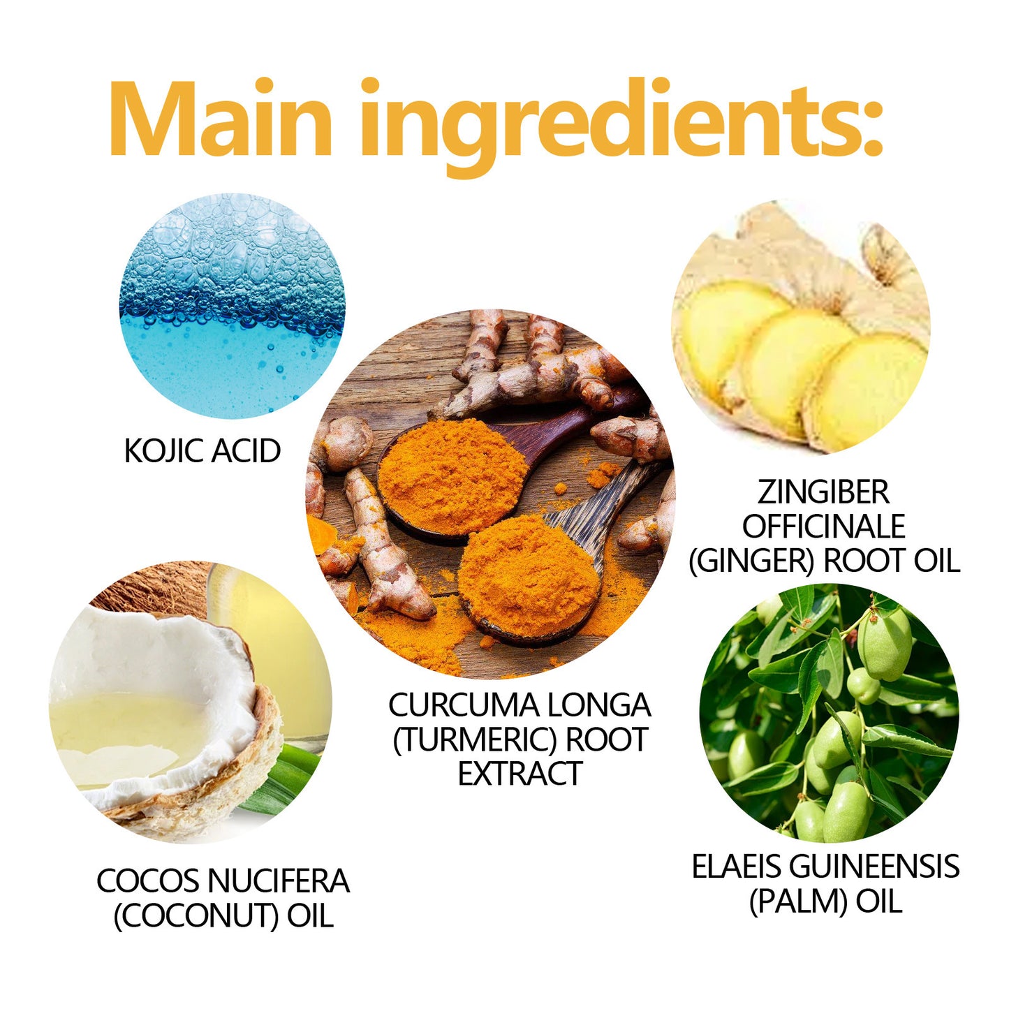 EELHOE Lemon turmeric kojic acid soap Gently Clean Facial Fading Spots Brighten Skin Color Hydrating Moisturizing EELHOE COSMETICS