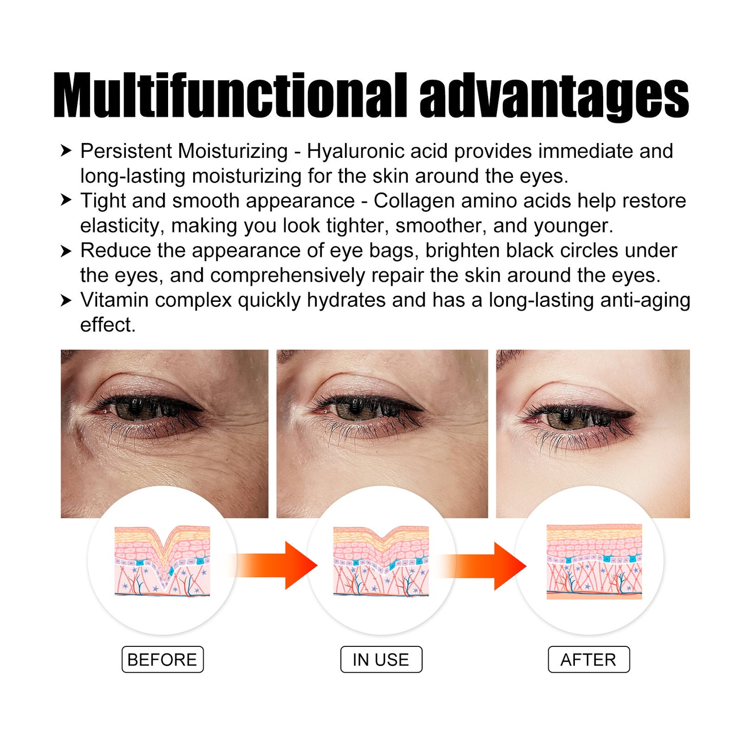 EELHOE 24k Gold & Collagen Eye Mask – Skin-Smoothing & Firming EELHOE COSMETICS