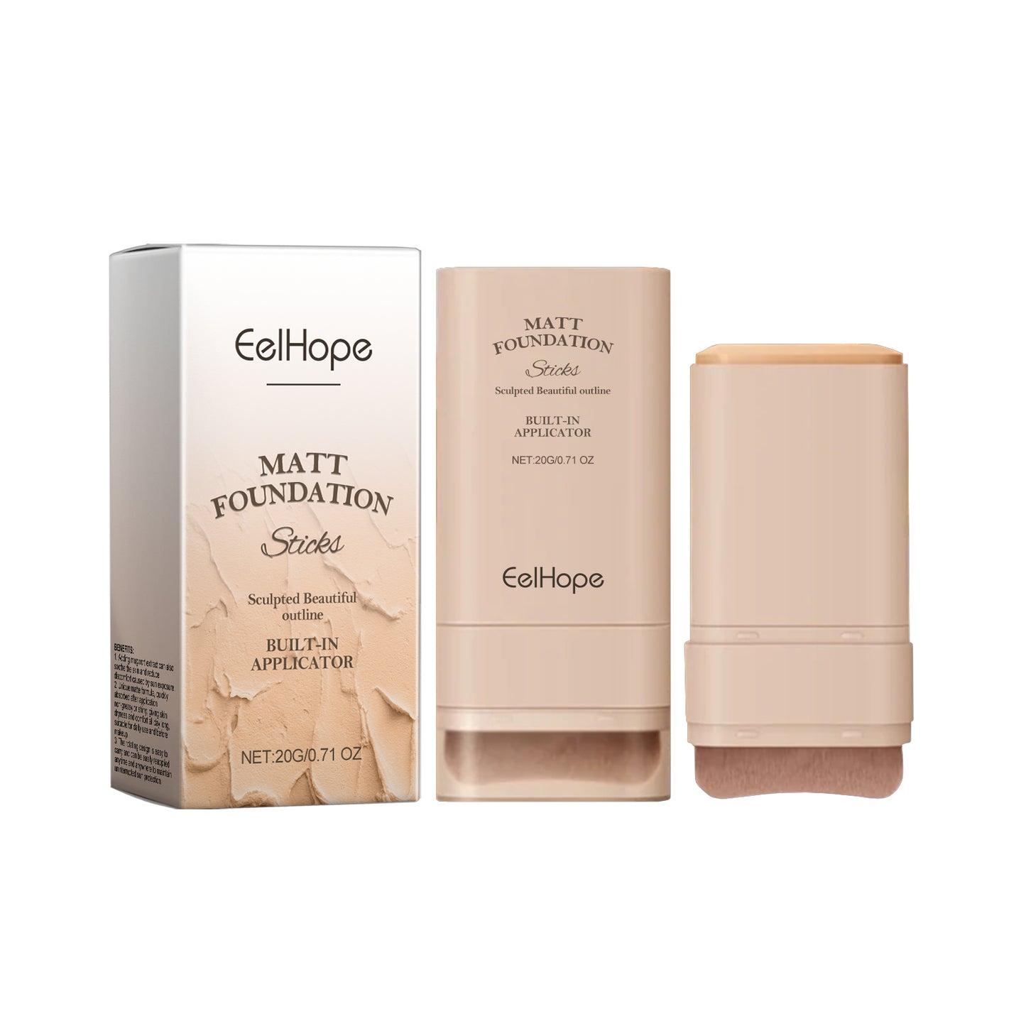 EELHOE Foundation Matte Stick – Smooth, Matte Finish with Skin-Nourishing Ingredients 20g EELHOE COSMETICS