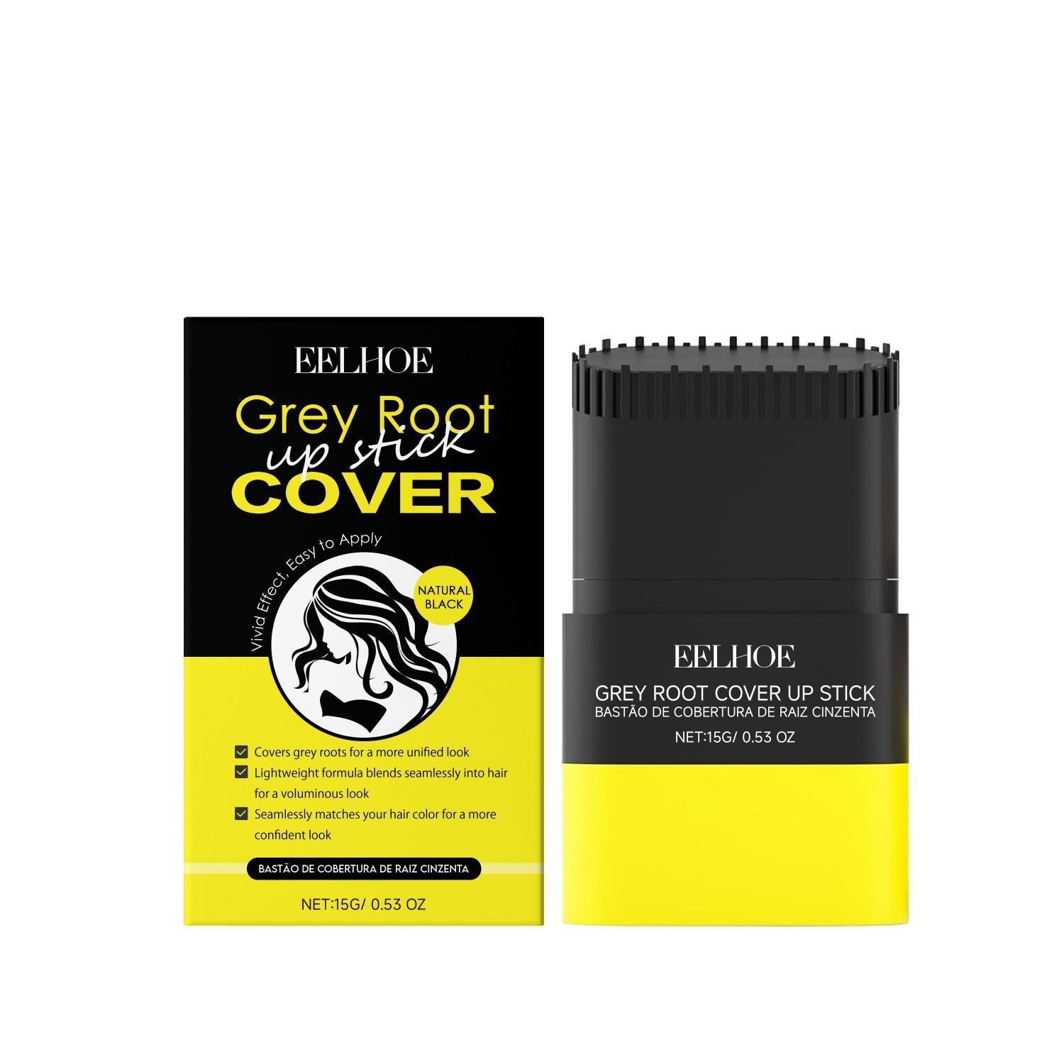 EELHOE Grey Hair Root Decoration Stick