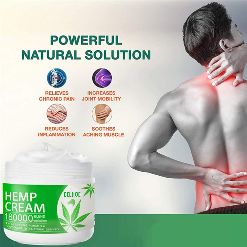 Adults Use Hemp Leaf Cream To Relieve Shoulder, Waist And Knee Soreness EELHOE COSMETICS