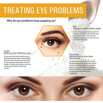 Rice Puree Eye Cream Reduces Wrinkles By Eye Bags And Dark Circle EELHOE COSMETICS