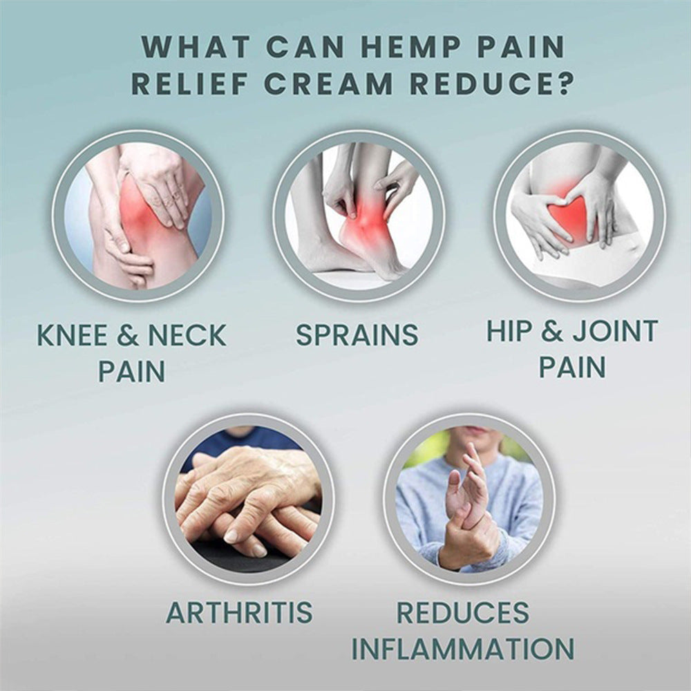 Adults Use Hemp Leaf Cream To Relieve Shoulder, Waist And Knee Soreness EELHOE COSMETICS