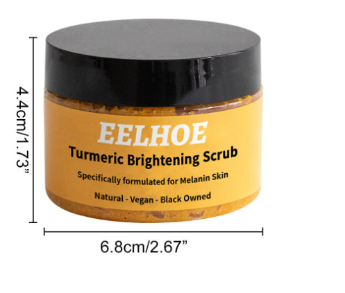 EELHOE Turmeric Body Scrub Cream Skin Cleaning Cutin EELHOE COSMETICS