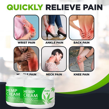 Adults Use Hemp Leaf Cream To Relieve Shoulder, Waist And Knee Soreness EELHOE COSMETICS