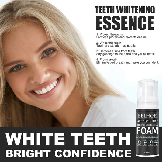 EELHOE Coconut Oil Bamboo Charcoal Mousse Foaming Toothpaste EELHOE COSMETICS