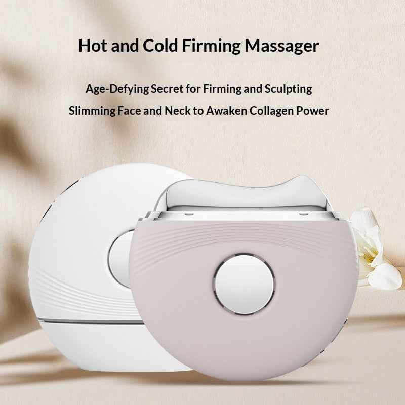 Red-and-Blue Light Gua Sha Device Home-Use Neck Beauty Tool