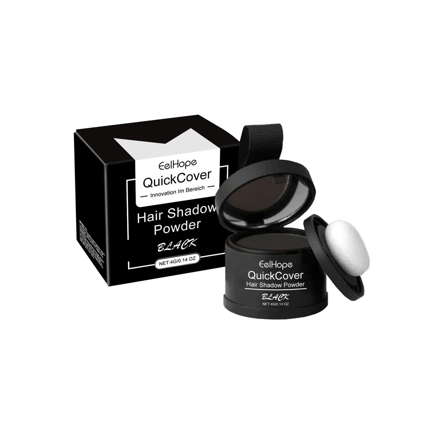 EELHOE Hairline Powder – Instant Root Touch Up Black EELHOE COSMETICS