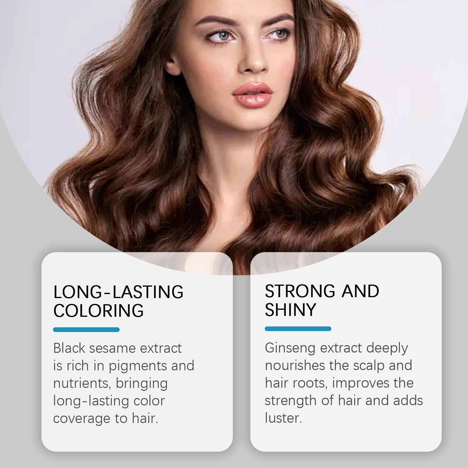 Herbal Plant Extract Nourishing Long-lasting Color Rendering Soft Shampoo