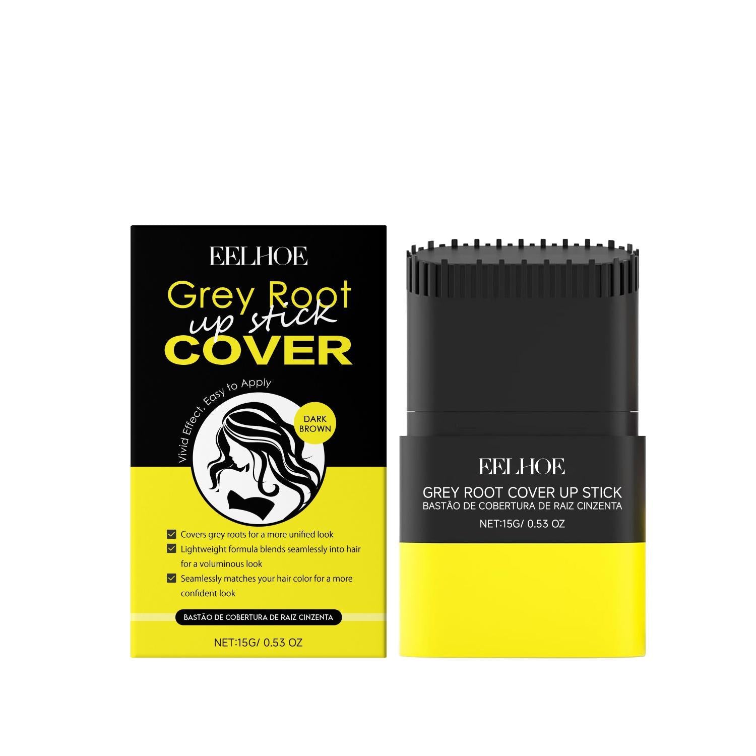 EELHOE Grey Hair Root Decoration Stick