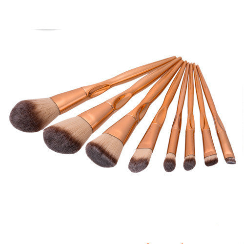 Foundation Brush Set Rose Gold tricolor