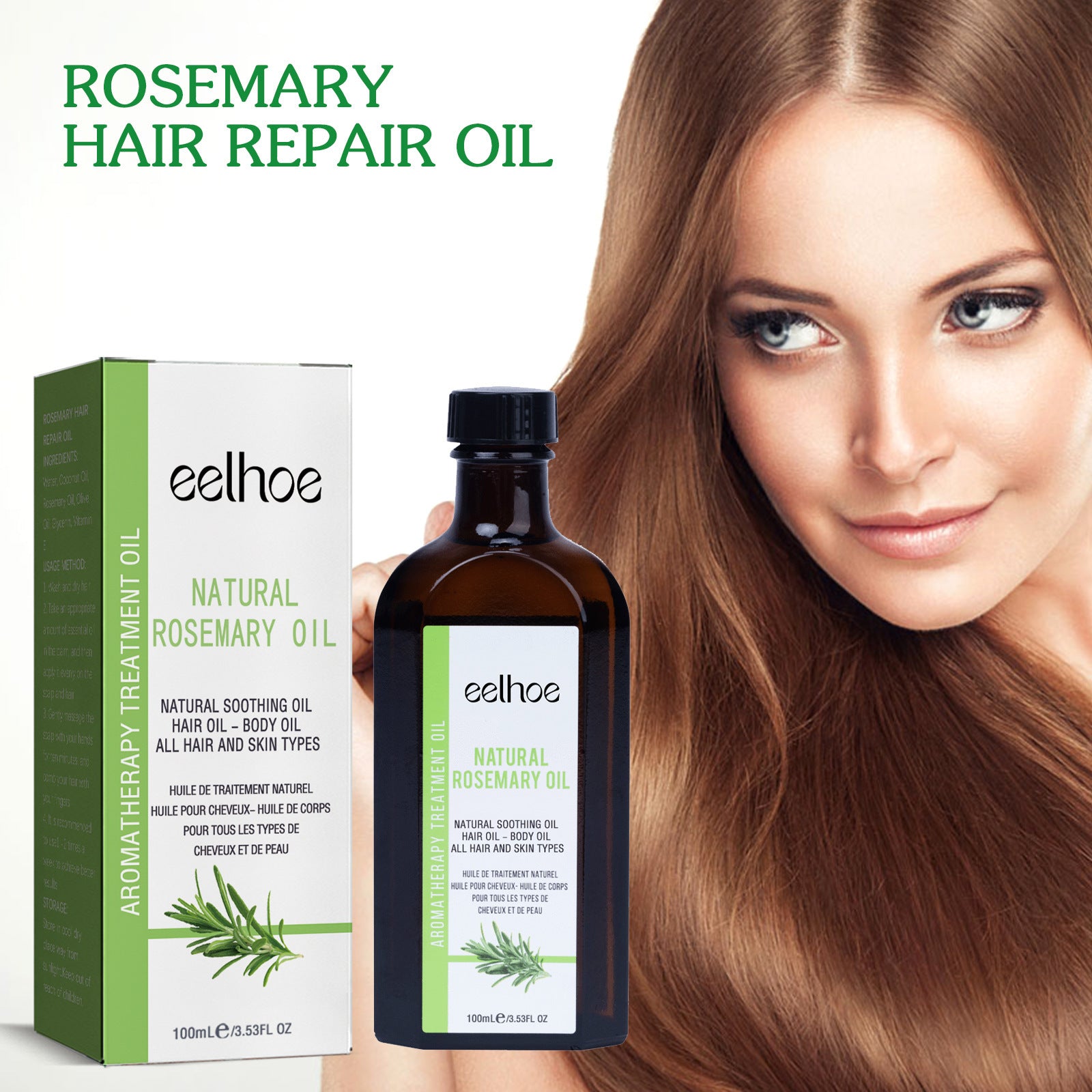 EELHOE Rosemary Hair Care Essential Oil hair growth & hair Repair