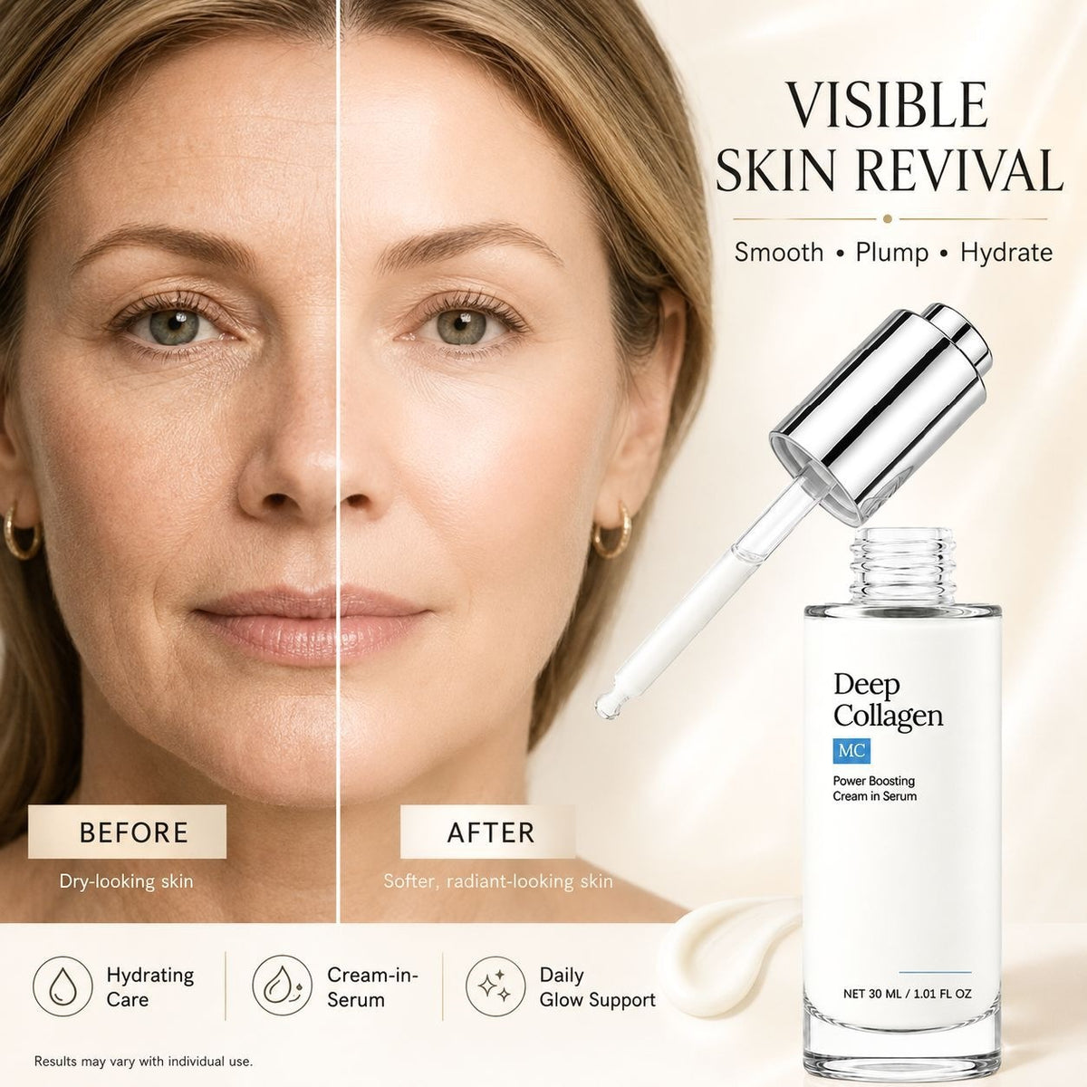 Deep Collagen Hydrating Cream-in-Serum, 30 ml EELHOE COSMETICS