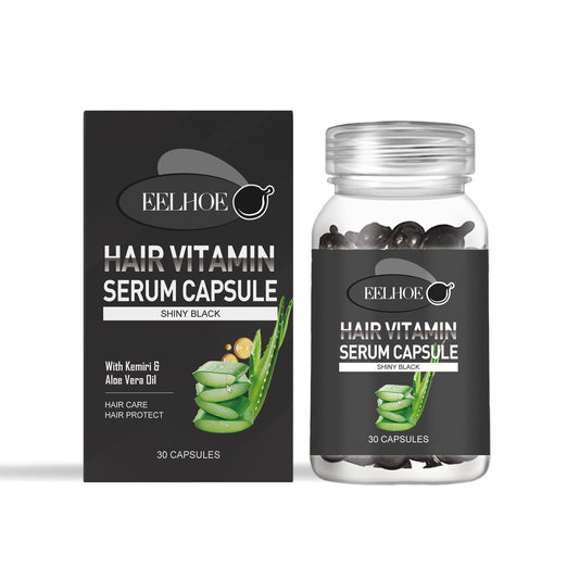 EELHOE Hair Care Vitamin Serum Capsules – Relieve Dryness & Nourish Hair (30 Pieces) EELHOE COSMETICS