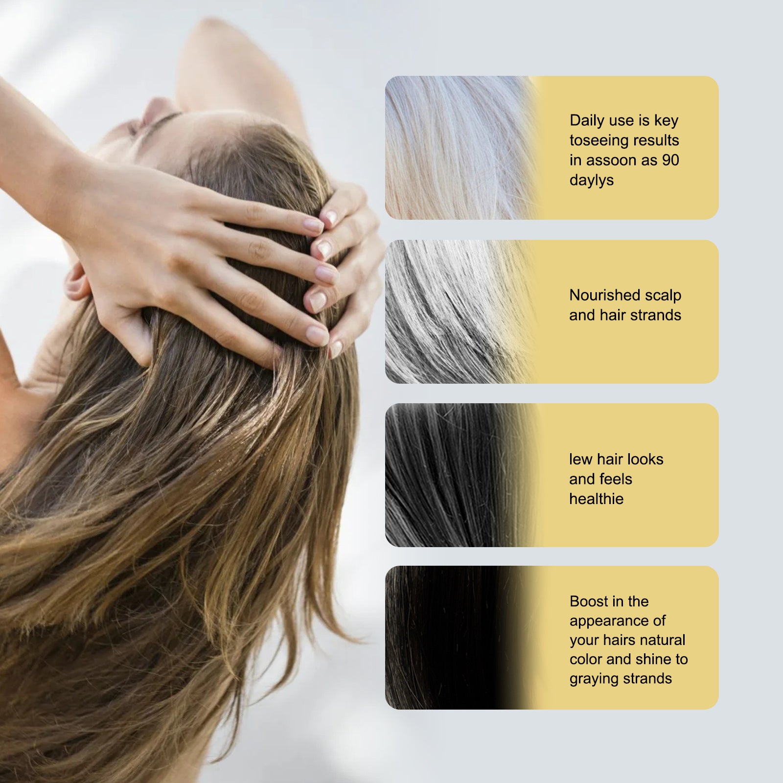 EELHOE Nourishing Hair Root Shampoo Anti-Dandruff For Improving Hair Quality EELHOE COSMETICS