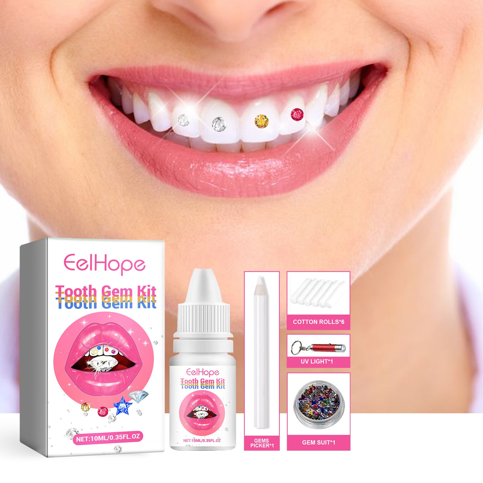 Kit de gemas dentales EELHOE