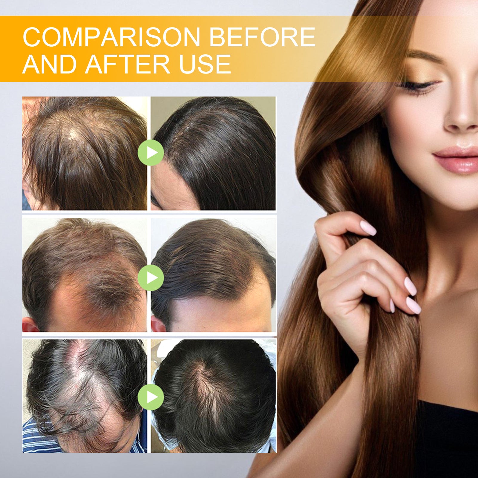 EELHOE Biotin Hair Dense Hair Spray Repair Hair Nourishing Hair Care Hair Fixing Strong And Tough Anti-hair Loss Root Spray