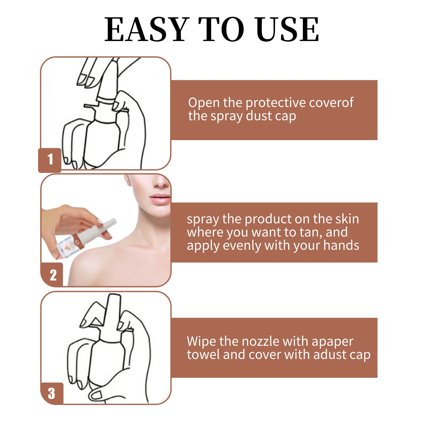 EELHOE Spray Bronze Skin Body EELHOE COSMETICS