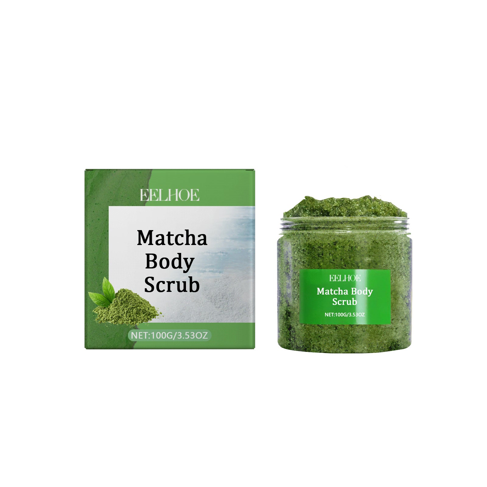 Eelhoe Matcha Body Scrub For Deep Cleansing 100g