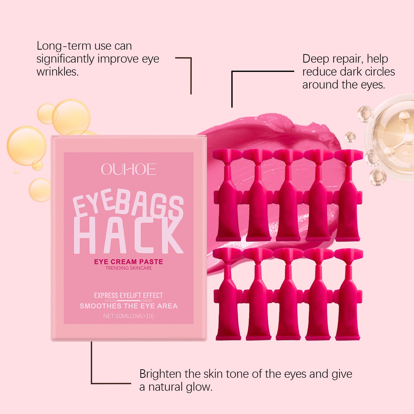 EELHOE Moisturizing Eye & Neck Cream 10ml – Hyaluronic Acid Anti-Aging Care EELHOE COSMETICS