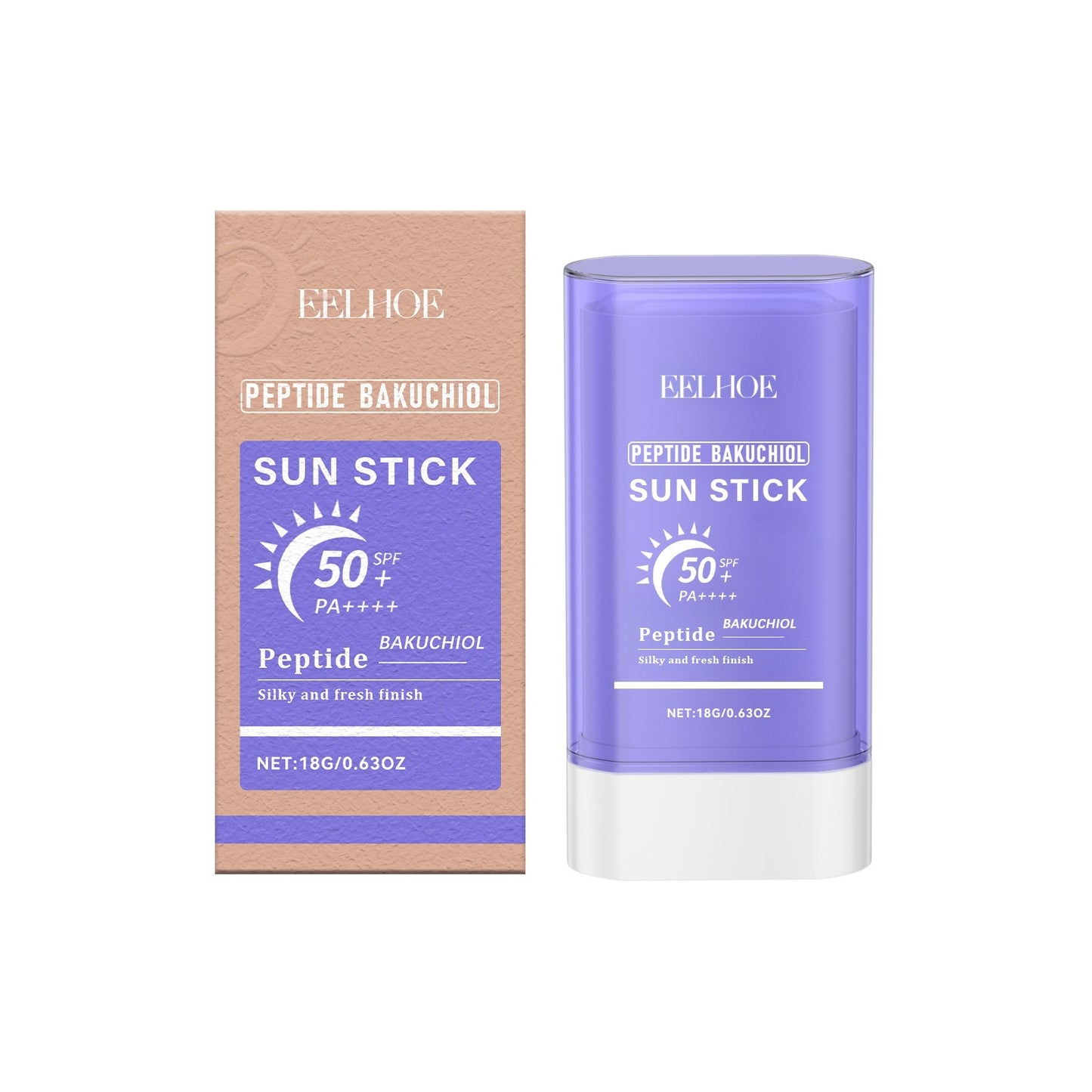 EELHOE Anti-Aging Moisturizing Sunscreen Stick – SPF Protection with Peptides & Psoralen 18g EELHOE COSMETICS