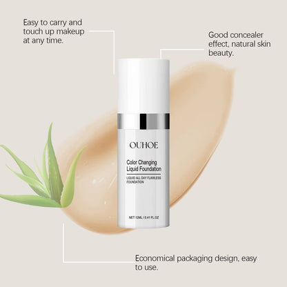 OUHOE Changing Color Liquid Foundation EELHOE COSMETICS
