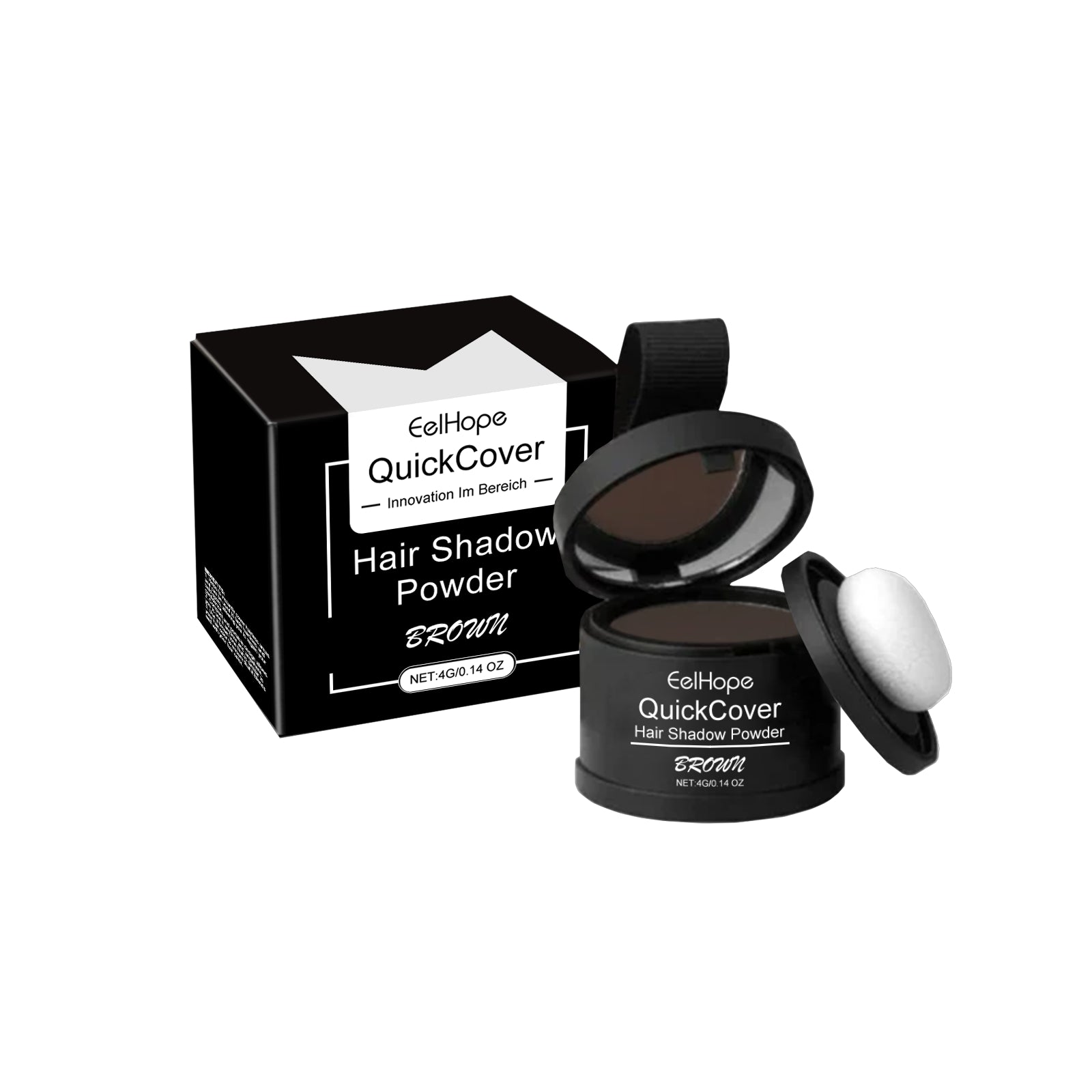 EELHOE Hairline Powder – Instant Root Touch Up Brown EELHOE COSMETICS