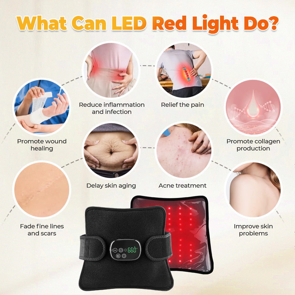 EELHOE LED Red Light Therapy Belt – Multi-function Far Infrared Hot Compress EELHOE COSMETICS