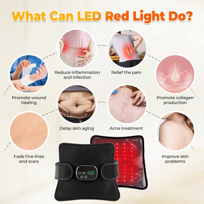 EELHOE LED Red Light Therapy Belt – Multi-function Far Infrared Hot Compress EELHOE COSMETICS