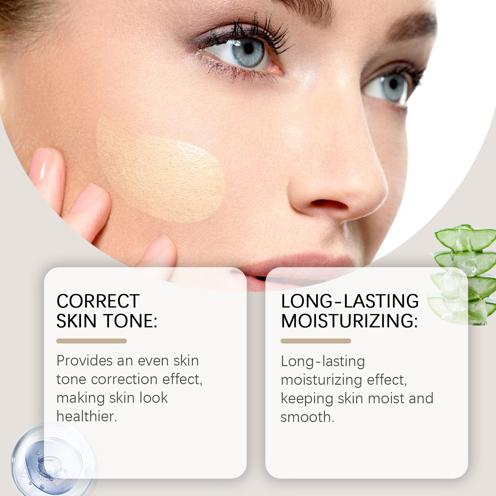 Easily Create Natural Skin Color Concealer