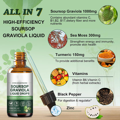 Soursop Graviola Liquid Drops – 30ml & 60ml EELHOE COSMETICS