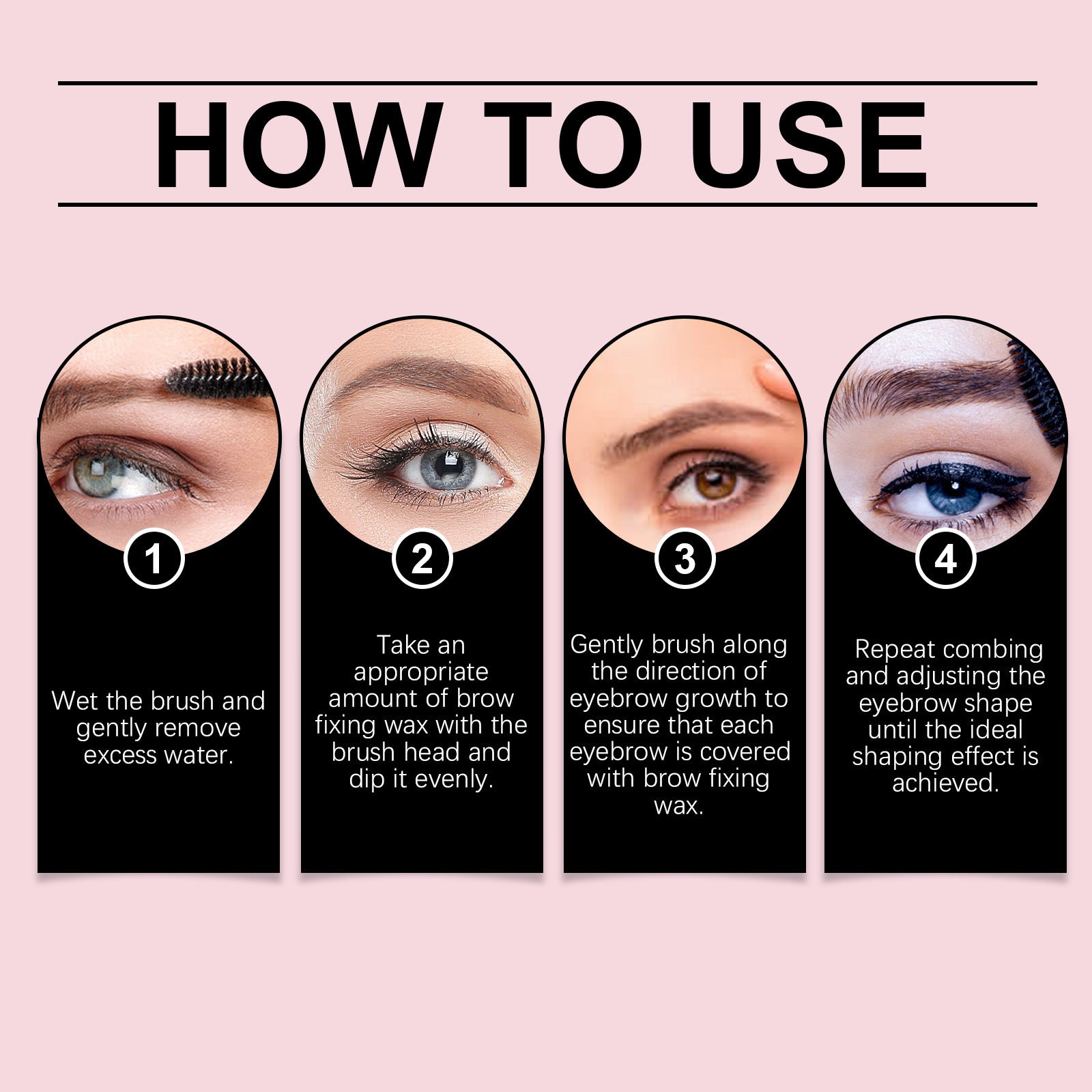 EELHOE Eyebrow Modeling Wax Three-dimensional Eyebrow Shaping Lasting Makeup Natural Eyebrow Hair Styling Cream