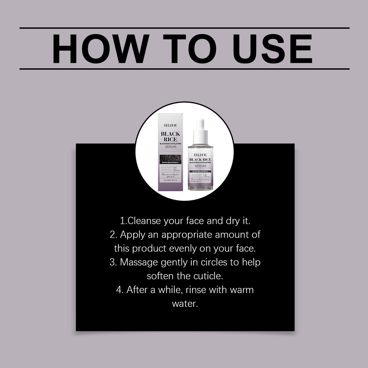 EELHOE Black Rice Exfoliating Liquid with Niacinamide - 50 ml EELHOE COSMETICS