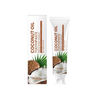 EELHOE Coconut Oil Whitening Toothpaste – Deep Clean & Natural Brightening 120g EELHOE COSMETICS