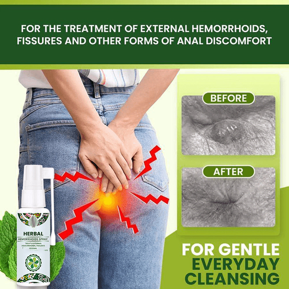 Eelhoe Natural Herbal Hemorrhoid Relief Spray – Fast and Effective Comfort