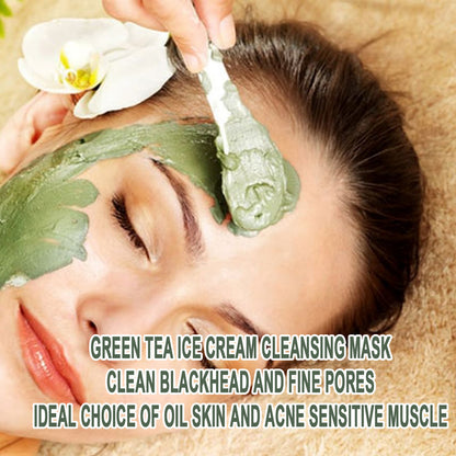 EELHOE Green Tea Cleansing Firming Ice Skin Cleansing Mask - EELHOE COSMETICS