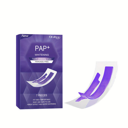 EELHOE Purple Teeth Strips – The Dry-Apply Whitening Strip 1 Box EELHOE COSMETICS
