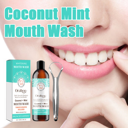 EELHOE Coconut Mint Mouthwash – Teeth Whitening & Fresh Breath EELHOE COSMETICS